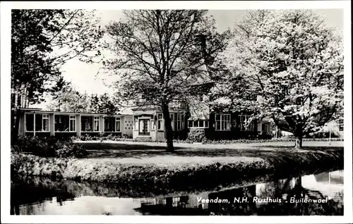 Ak Veendam Groningen Niederlande, N.H. Rusthuis, Buitenwoel