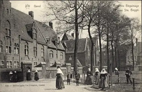 Ak Gand Gent Ostflandern, La Nouveau Beguinage
