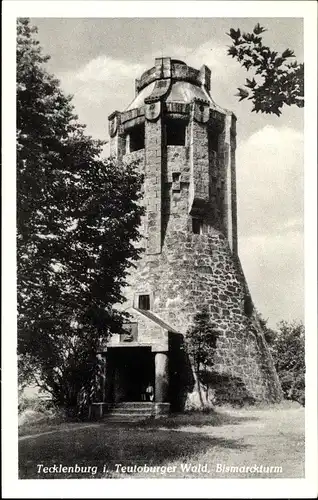Ak Tecklenburg in Nordrhein Westfalen, Teutoburger Wald, Bismarckturm