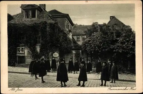 Ak Jena in Thüringen, Frommansches Haus mit Kurrende