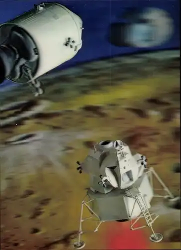 3 D Ak Lunar Module, Eagle, Moon Landing, Mondlandung, Raumsonde