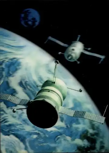 3 D Ak Raumfahrt, Satellit in Erdumlaufbahn, Soyuz I.