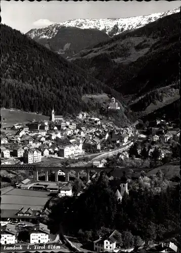 Ak Landeck in Tirol, Gesamtansicht