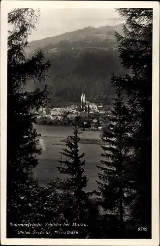 Ak Schöder Murau Steiermark, Teilansicht