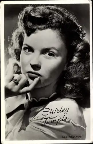 Ak Schauspielerin Shirley Temple, Portrait