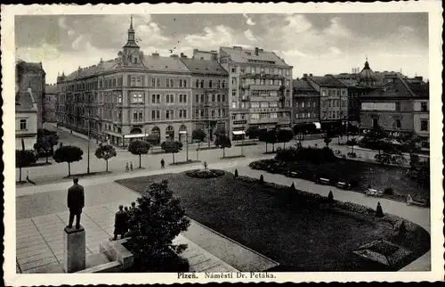 Ak Plzeň Pilsen Stadt, Namesti Dr. Petaka