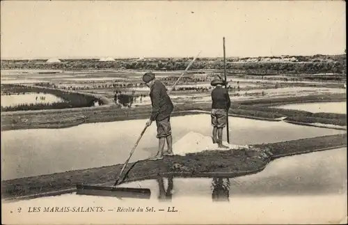 Ak Les Marais Salants, Recolte du Sol