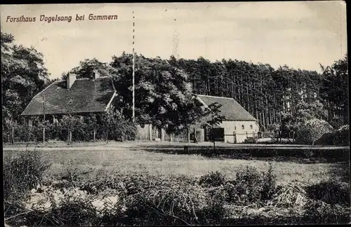 Ak Gommern Sachsen Anhalt, Forsthaus Vogelsang