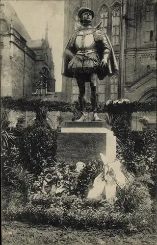Ak Wiesbaden in Hessen, Denkmal Wilhelm I. von Nassau Oranien