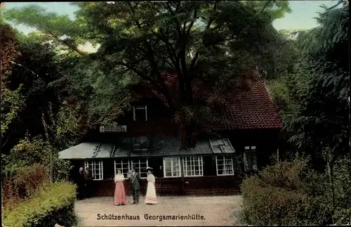 Ak Georgsmarienhütte in Niedersachsen, Schützenhaus