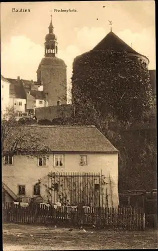 Ak Bautzen in der Oberlausitz, Fischerpforte