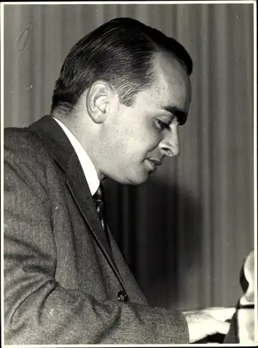 Foto Jazz Club Berlin 50er Jahre, Ralph Burns, Pianist, 1954