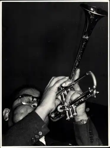 Foto Jazz Club Berlin 50er Jahre, Dizzy Gillespie, Trompeter, 1956