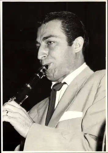 Foto Jazz Club Berlin 50er Jahre, Boniface Buddy De Franco, Klarinettist, Komponist