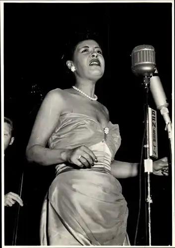 Foto Jazz Club Berlin 50er Jahre, Sängerin Billie Holiday, Elionora Harris