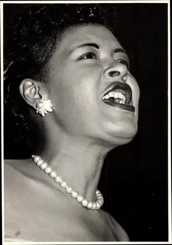 Foto Jazz Club Berlin 50er Jahre, Sängerin Billie Holiday, Elionora Harris