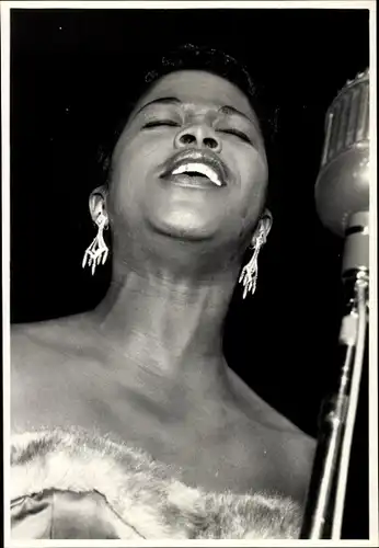 Foto Jazz Club Berlin 50er Jahre, Sängerin Sarah Vaughan