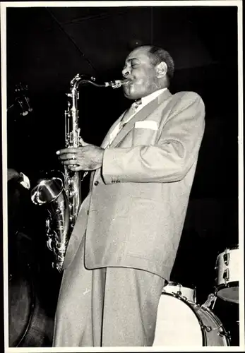 Foto Jazz Club Berlin 50er Jahre, Coleman Hawkins, Saxophonist