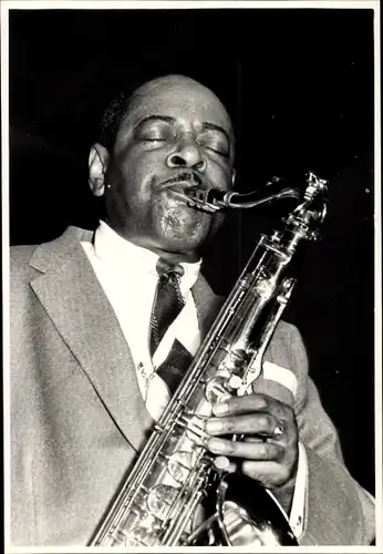 Foto Jazz Club Berlin 50er Jahre, Coleman Hawkins, Saxophonist