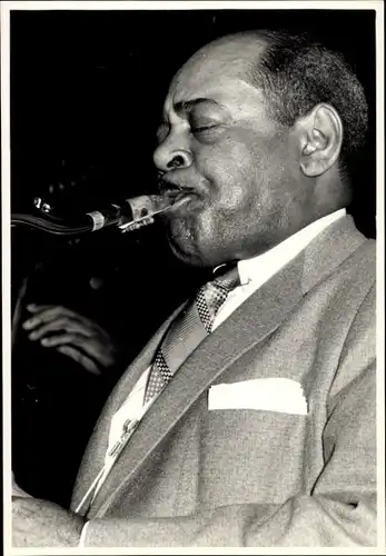 Foto Jazz Club Berlin 50er Jahre, Coleman Hawkins, Saxophonist