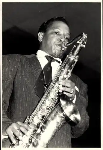 Foto Jazz Club Berlin 50er Jahre, Jean Baptiste Illinois Jaquet, Saxophonist