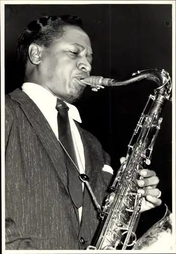 Foto Jazz Club Berlin 50er Jahre, Jean Baptiste Illinois Jaquet, Saxophonist