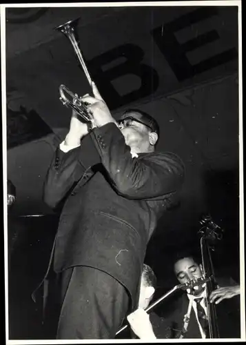 Foto Jazz Club Berlin 50er Jahre, Dizzy Gillespie, Trompeter