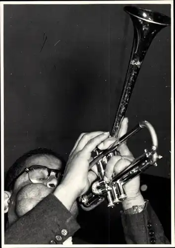 Foto Jazz Club Berlin 50er Jahre, Dizzy Gillespie, Trompeter