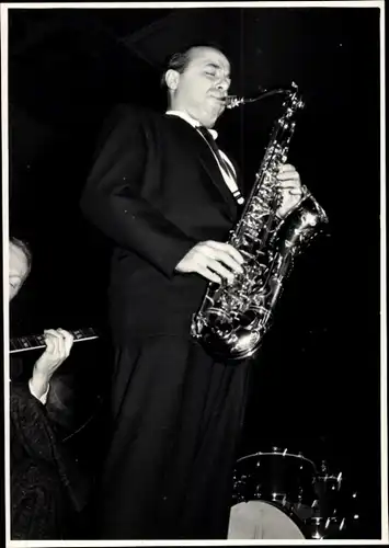 Foto Jazz Club Berlin 50er Jahre, Joseph Flip Philips, Saxophonist