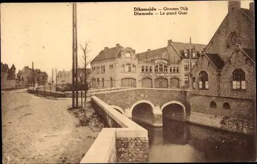 Ak Diksmuide Dixmude Westflandern, Grooten Dijk