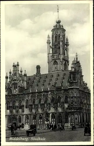 Ak Middelburg Zeeland Niederlande, Stadhuis