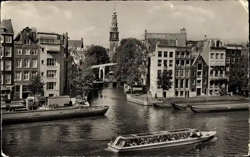 Ak Amsterdam Nordholland Niederlande, Binnen Amstel en Groenburgwal