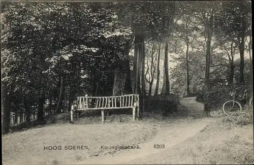 Ak Hoog Soeren Gelderland Niederlande, Koninginnebank
