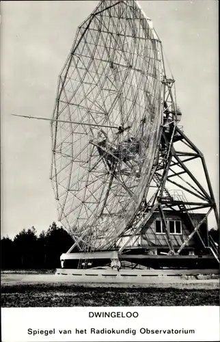 Ak Dwingeloo Drenthe Niederlande, Spiegel van het Radiokundig Observatorium