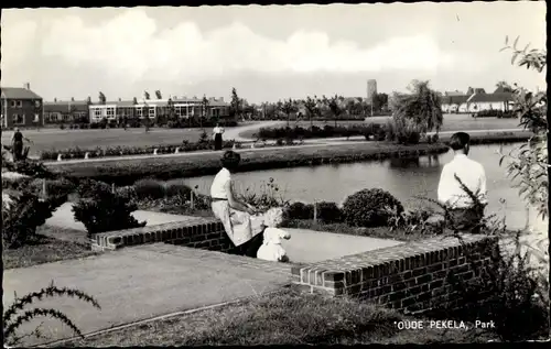 Ak Oude Pekela Groningen Niederlande, Park