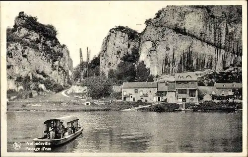 Ak Profondeville Wallonien Namur, Passage d'eau