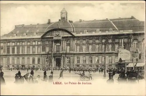 Ak Liège Lüttich Wallonien, Le Palais de Justice