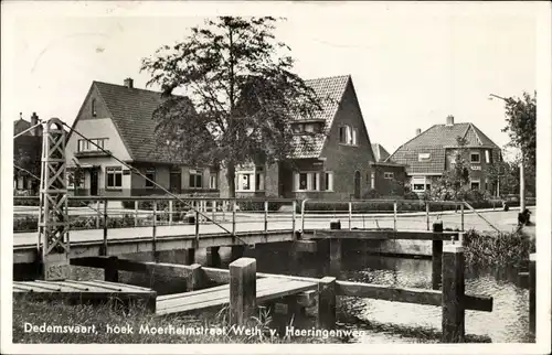 Ak Dedemsvaart Overijssel Niederlande, hoek Moerheimstraat Weth. v. Haeringenweg