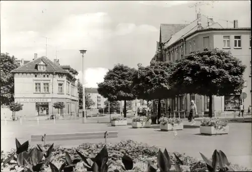 Ak Meuselwitz im Kreis Altenburger Land, Drogerie am Markt