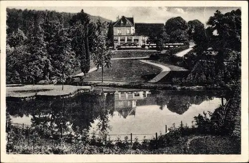Ak Bad Salzuflen im Kreis Lippe, Schwanenteich