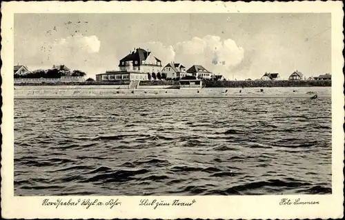 Ak Wyk auf Föhr Nordfriesland, Blick zum Strand