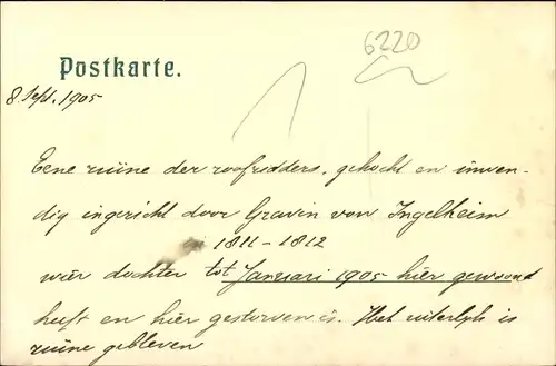 Ak Rüdesheim am Rhein, Brömserburg, Außenansicht