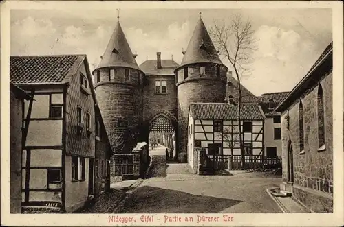 Ak Nideggen in der Eifel, Partie am Dürener Tor