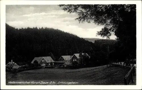 Ak Daun Eifel, Ortschaft mit Erholungsheim, Umgebung