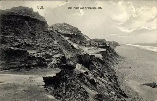 Ak Wenningstedt auf Sylt, Am  Kliff