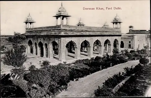 Ak Delhi Indien, Deewan Khas, Fort