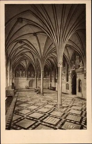 Ak Marienburg Westpreußen, Kapitelsaal im Hochschloß