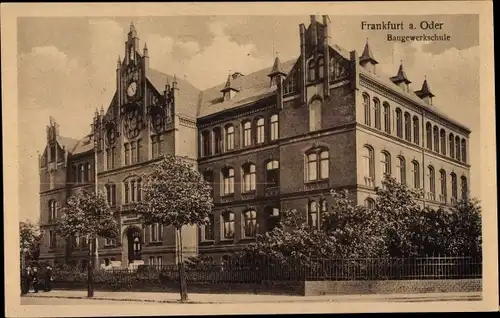 Ak Frankfurt an der Oder, Baugewerkschule