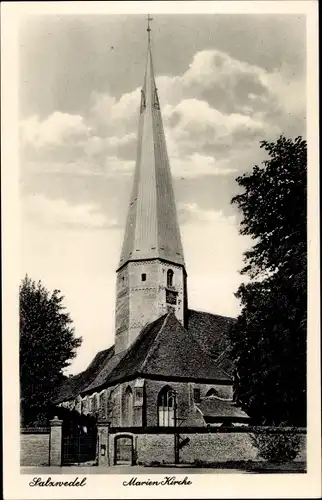 Ak Salzwedel in der Altmark, Marienkirche