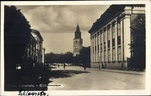 Ak Turku Åbo Finnland, Linnankatu, Schlossstraße